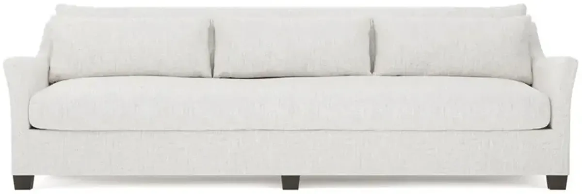 Pauline Heathered Ivory Performance Sofa - 110"