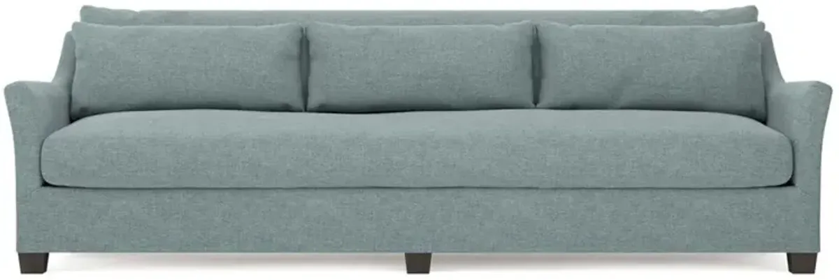 Pauline Heathered Teal Sofa - 110"