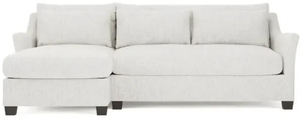Pauline Chaise Heathered Ivory Performance Sectional - Left Chaise - 101"