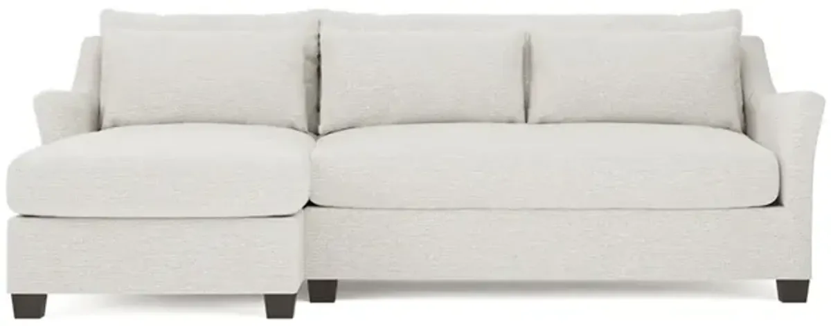Pauline Chaise Ecru Performance Sectional - Left Chaise - 101"