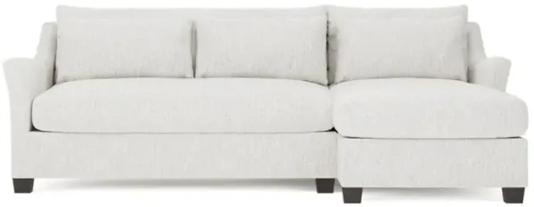 Pauline Chaise Heathered Ivory Performance Sectional - Right Chaise - 101"
