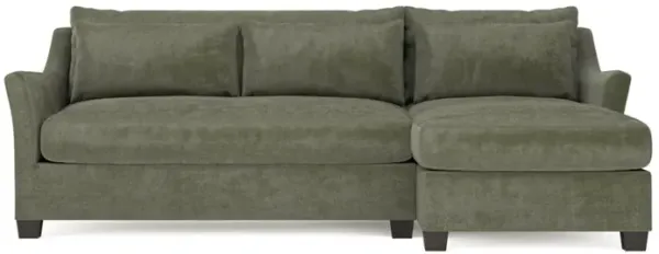 Pauline Chaise Sage Green Sectional - Right Chaise - 101"