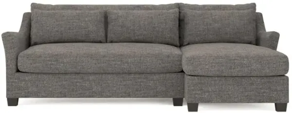 Pauline Chaise Truffle Performance Sectional - Right Chaise - 101"