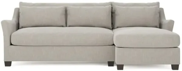 Pauline Chaise Dove Performance Sectional - Right Chaise - 101"