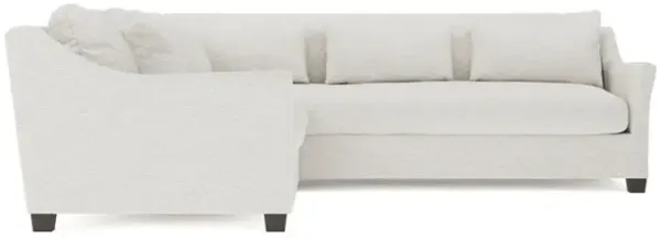 Pauline Ecru Performance Corner Sectional - Left End - 106"
