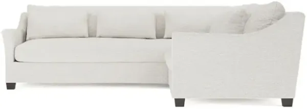 Pauline Ecru Performance Corner Sectional - Right End - 106"