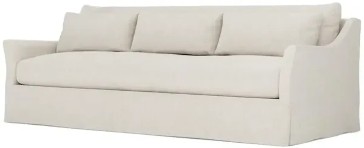 Pauline Sea Salt Performance Slipcovered Sofa - 98"