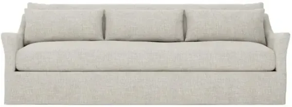 Pauline Fog Slipcovered Sofa - 98"