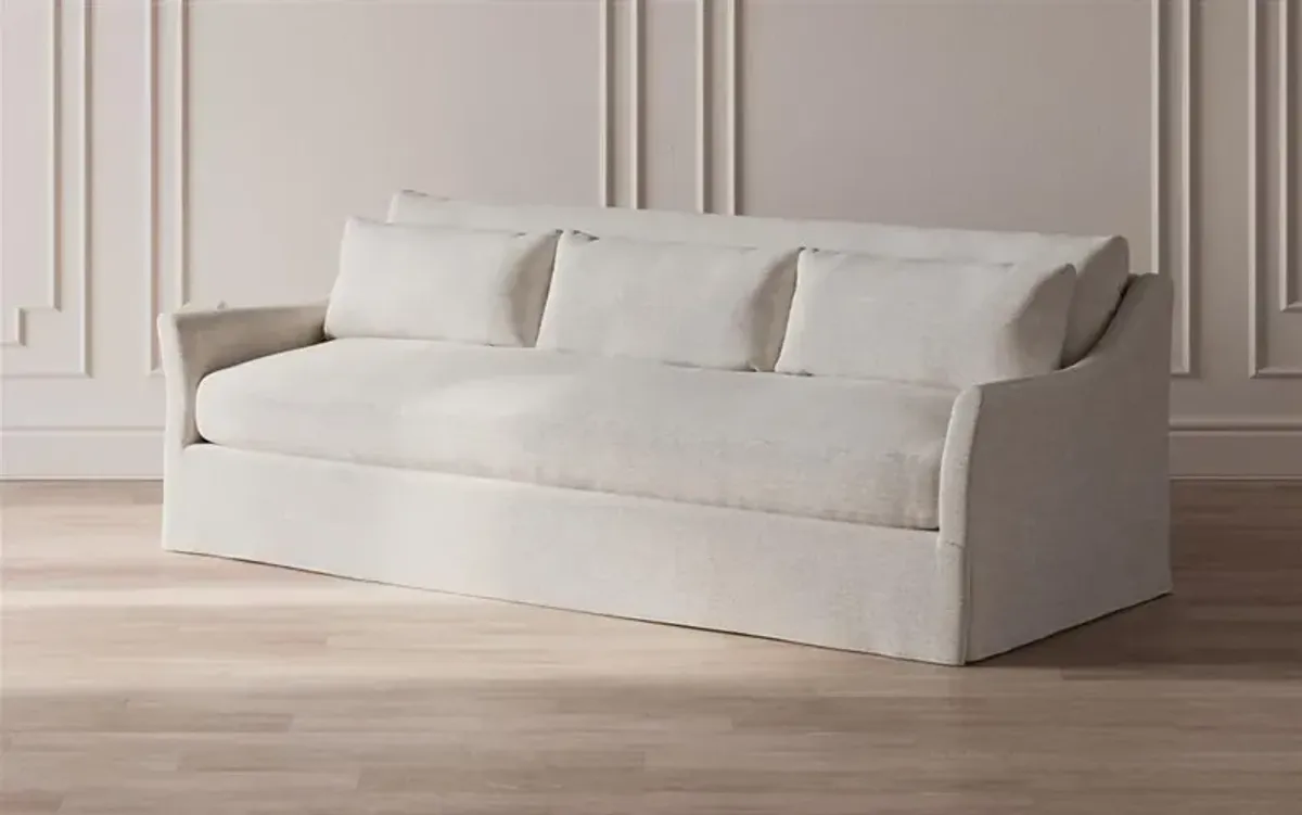 Pauline Frost Performance Slipcovered Sofa - 98"
