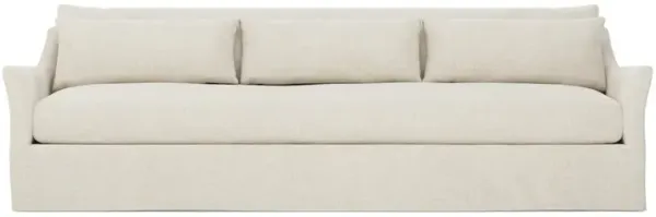 Pauline Vanilla Slipcovered Sofa - 110”