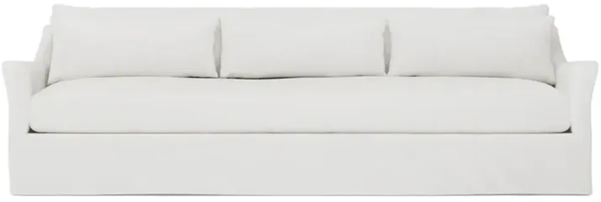 Pauline Snow Performance Slipcovered Sofa - 110”