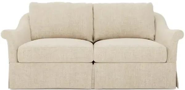 Amelie Warm Oatmeal Loveseat - 72"