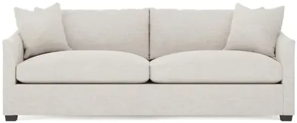 Clairmont Heathered Cream Performance 2-Cushion Sofa - 89"