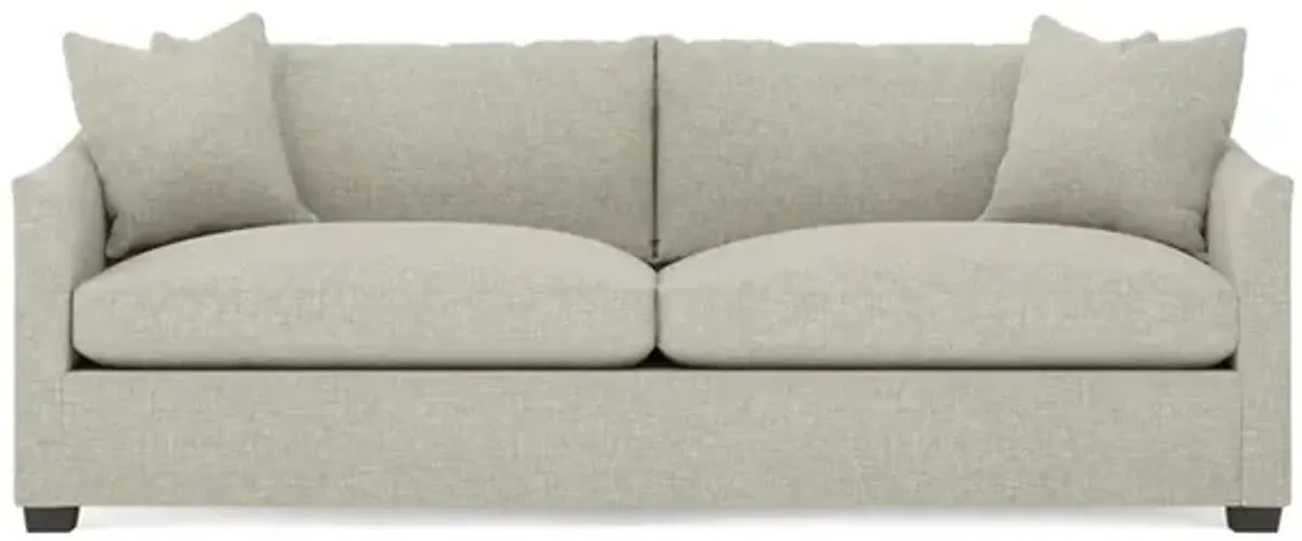 Clairmont Baby Fawn Performance 2-Cushion Sofa - 89"