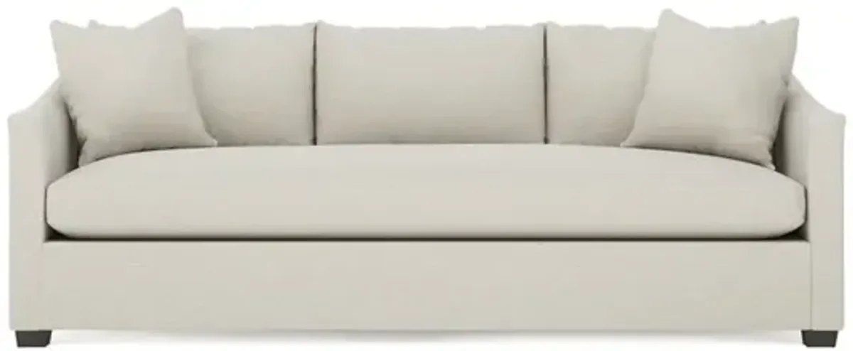 Clairmont Biscuit Performance Bench Cushion Sofa - 89"