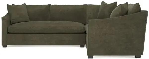 Clairmont Tuscan Olive Corner Sectional - Left End - 105"