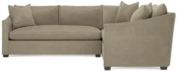 Clairmont Wheat Corner Sectional - Left End - 105"