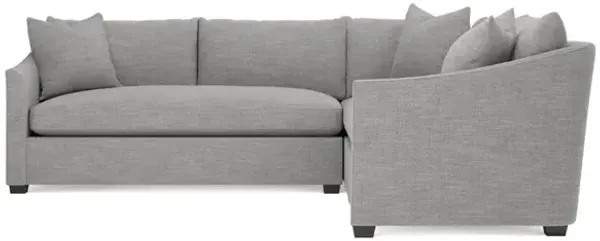 Clairmont Nickel Performance Corner Sectional - Left End - 105"