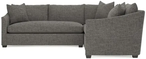 Clairmont Truffle Performance Corner Sectional - Left End - 105"