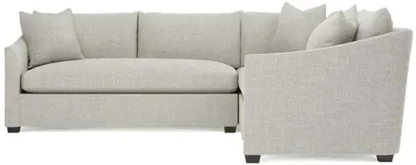 Clairmont Fog Corner Sectional - Left End - 105"