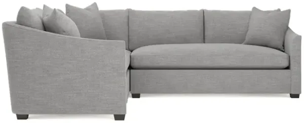 Clairmont Nickel Performance Corner Sectional - Right End - 105"
