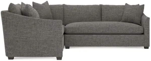 Clairmont Truffle Performance Corner Sectional - Right End - 105"