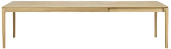 Ava Modern Classic Oak Rectangular Extendable Dining Table - 79"-118"