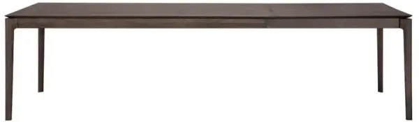 Ava Modern Classic Brown Oak Rectangular Extendable Dining Table - 79"-118"