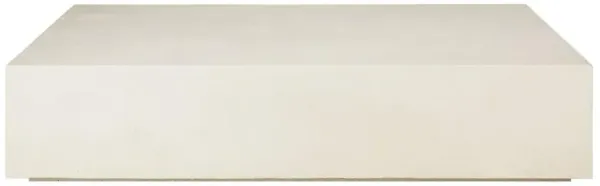 Riona Modern Classic Off White Rectangular Coffee Table