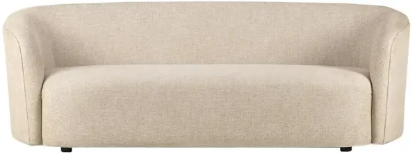 Bella Modern Classic Oatmeal Upholstered Sofa - 39"