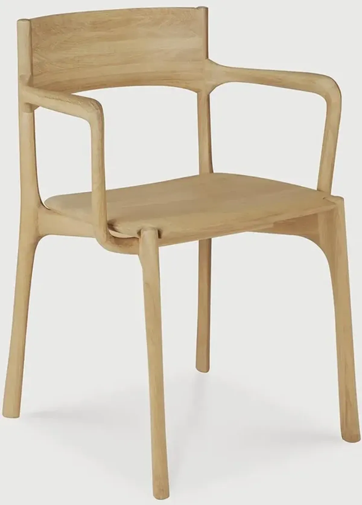 Mona Modern Classic Oak Dining Arm Chair