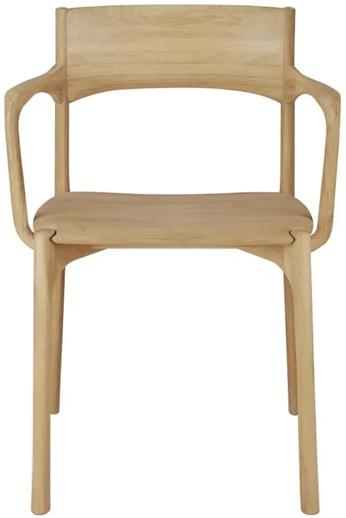 Mona Modern Classic Oak Dining Arm Chair