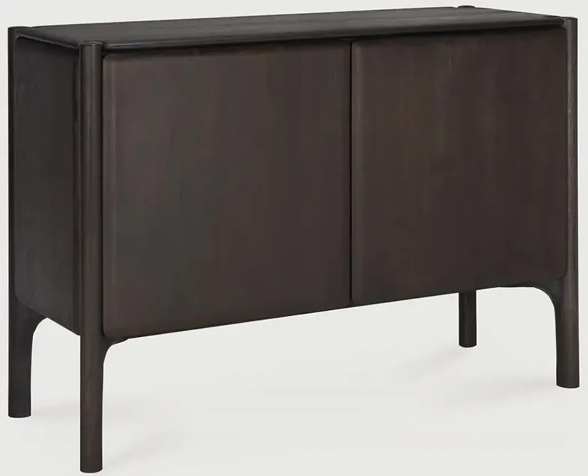 Mona Modern Classic Dark Brown Teak Sideboard