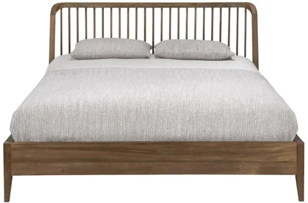 Nicole Modern Classic Reclaimed Oak Bed - Queen