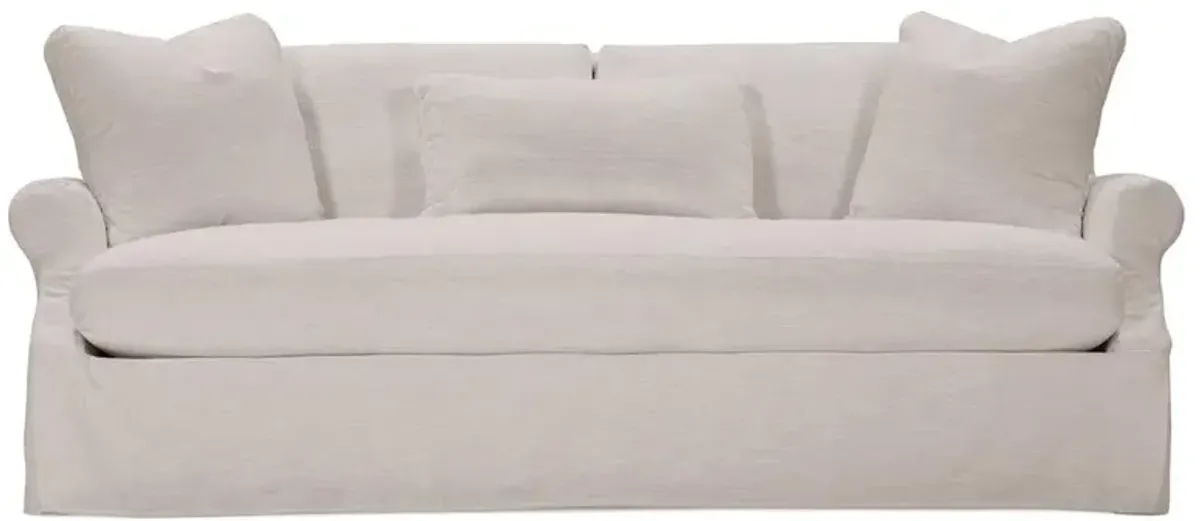 Jonathan French Country Fog Slipcovered Sofa - 85"