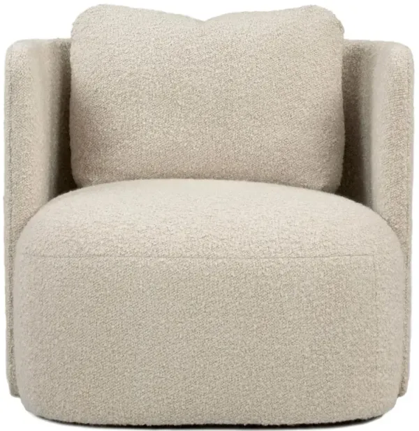 Verellen Hudson Healey Flax Swivel Club Chair