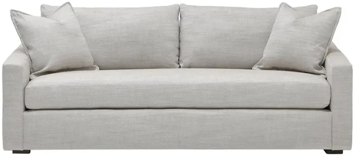 Verellen Duke Colourwash Sesame Performance Condo Sofa - 86"