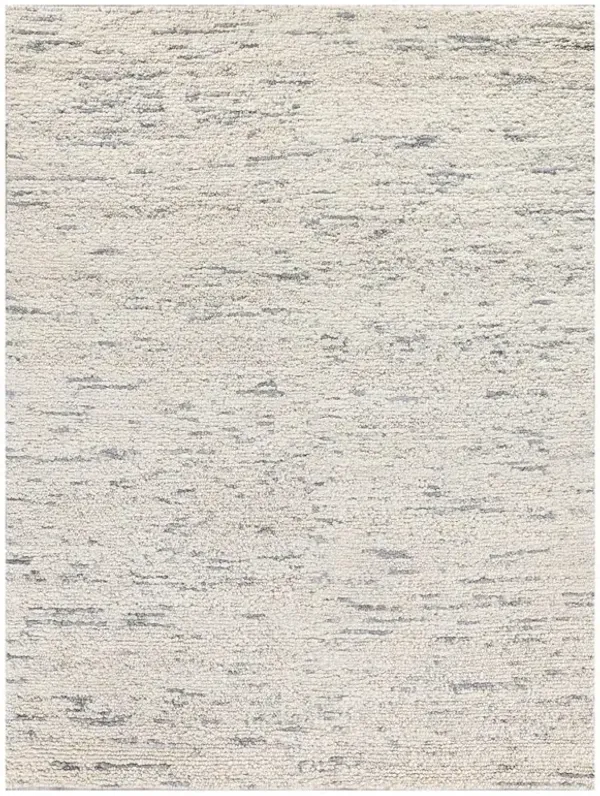 Noah Modern Classic Grey Wool Solid Rug - 10'x14'