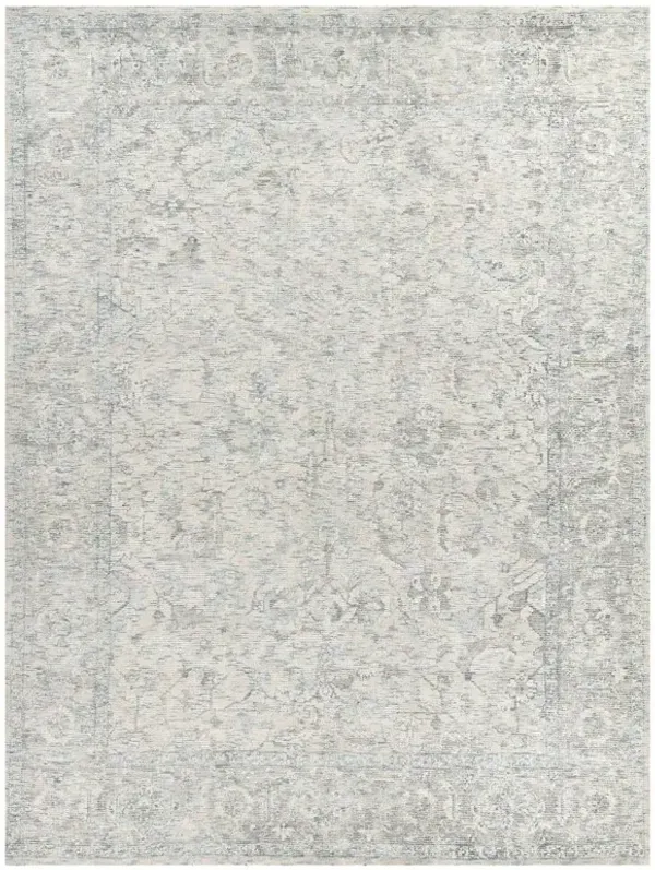Calla Global Bazaar Beige Wool Oushak Patterned Rug - Sample