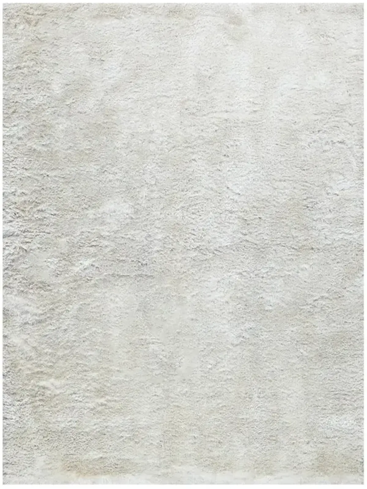 Matthias Modern Classic White Solid Shag Rug - Sample