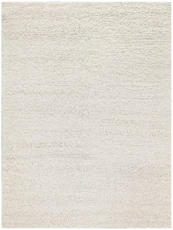 Noah Modern Classic Ivory Wool Solid Rug - 2'x3'