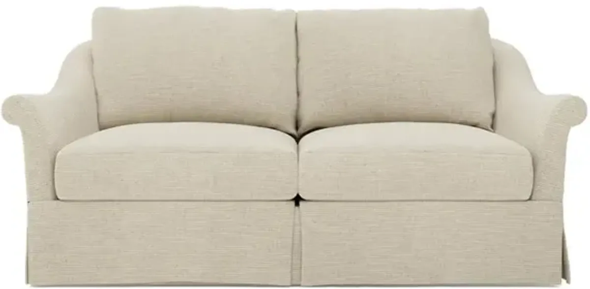 Amelie Warm Flax Loveseat - 72"
