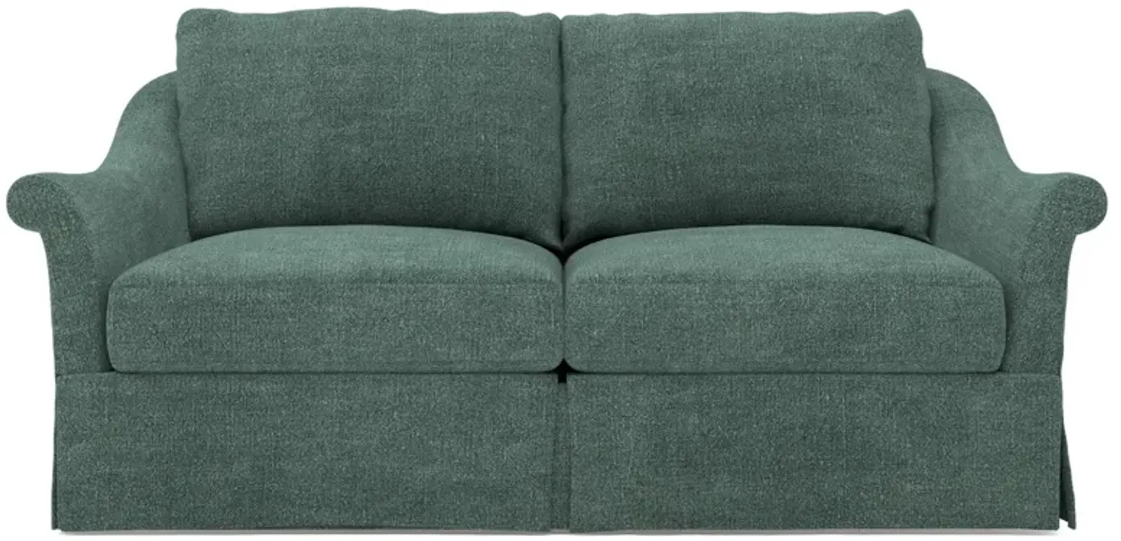 Amelie Mineral Skirted Loveseat - 72"
