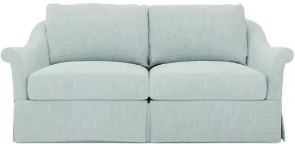 Amelie Coastal Sky Loveseat - 72"