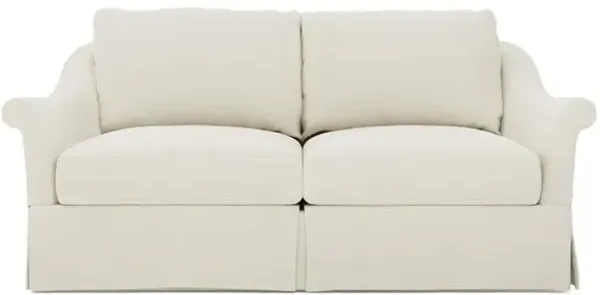 Amelie Honed Ivory Loveseat - 72"