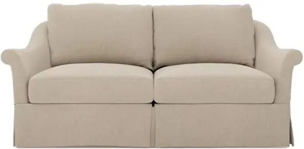 Amelie Stonewashed Flax Loveseat - 72"