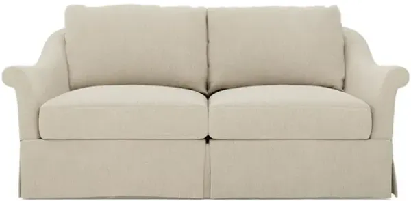 Amelie Stonewashed Natural Loveseat - 72"