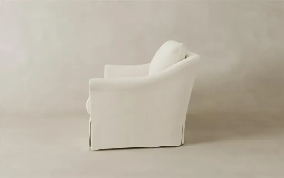 Amelie Cool Flax Loveseat - 72"