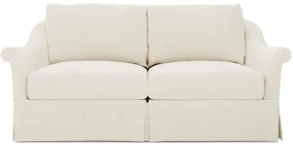 Amelie Soft Ivory Loveseat - 72"