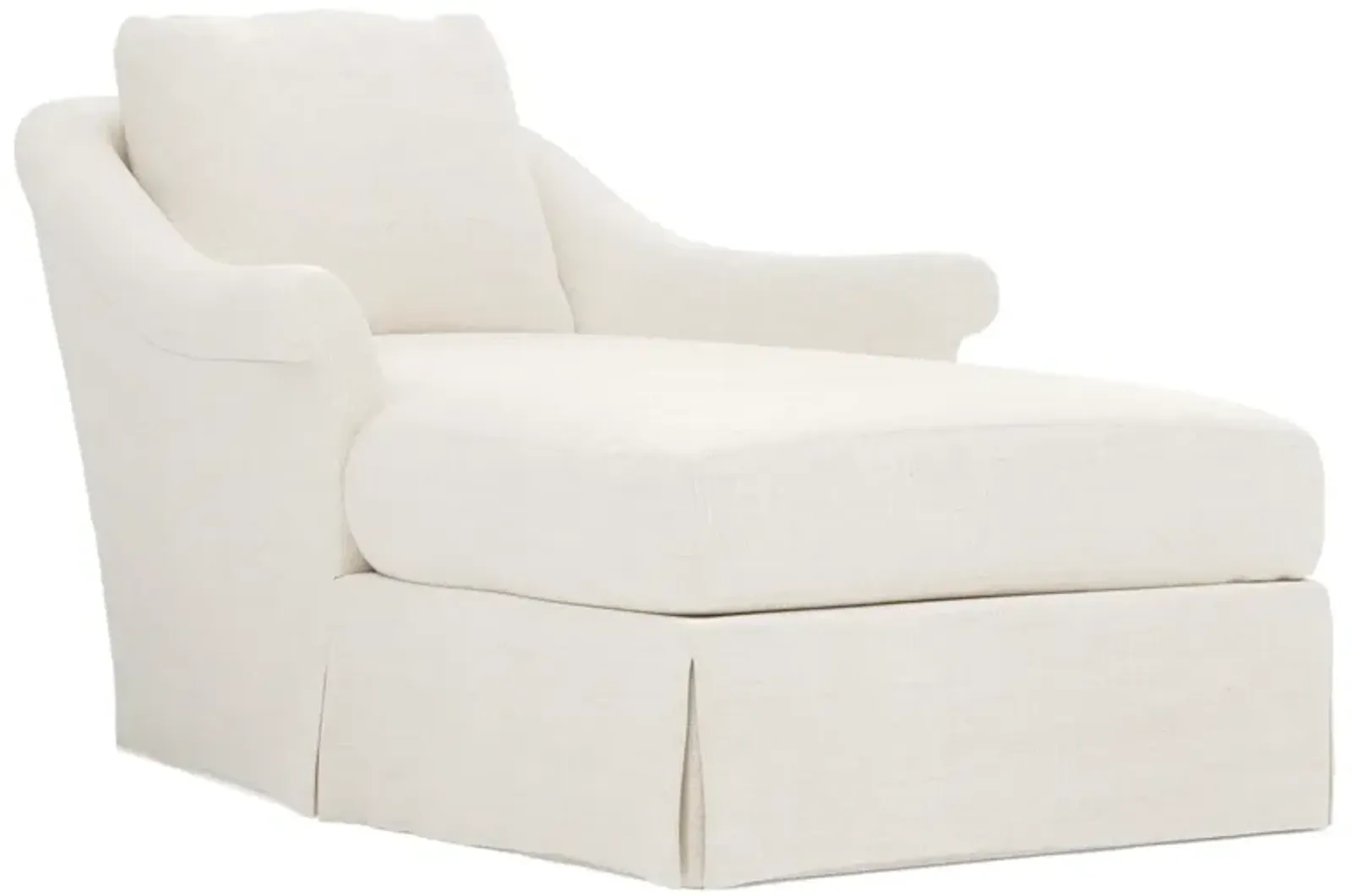 Amelie Natural Skirted Chaise